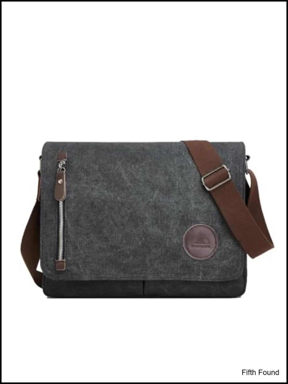 Canvas Satchel Messenger Bag Fits 13.3